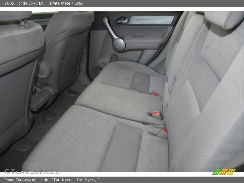 Taffeta White / Gray 2009 Honda CR-V LX