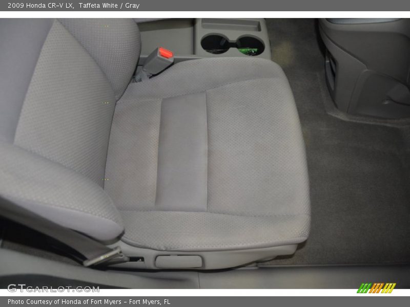 Taffeta White / Gray 2009 Honda CR-V LX