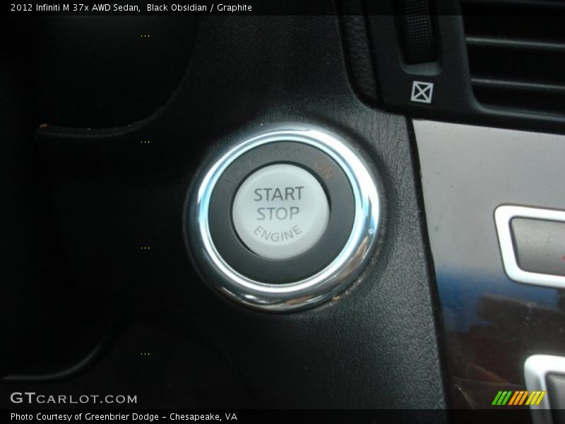Black Obsidian / Graphite 2012 Infiniti M 37x AWD Sedan