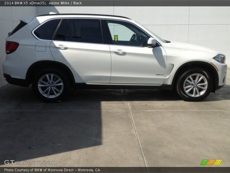 Alpine White / Black 2014 BMW X5 xDrive35i