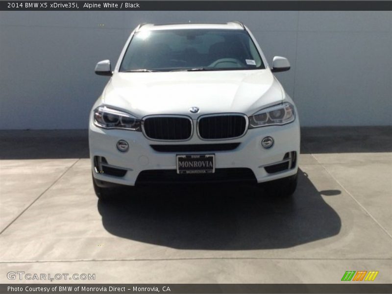 Alpine White / Black 2014 BMW X5 xDrive35i