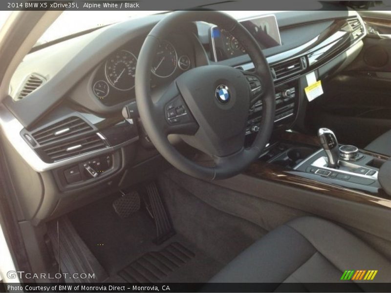 Alpine White / Black 2014 BMW X5 xDrive35i