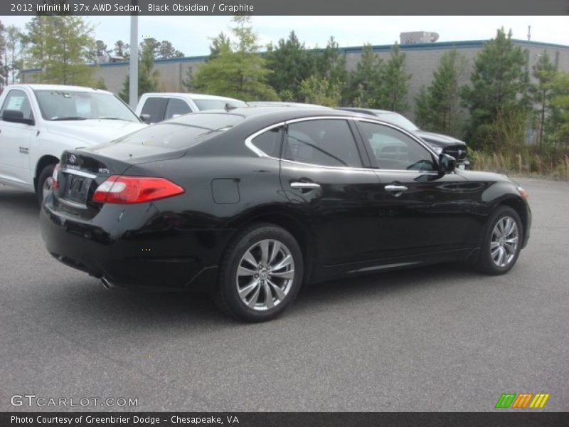 Black Obsidian / Graphite 2012 Infiniti M 37x AWD Sedan