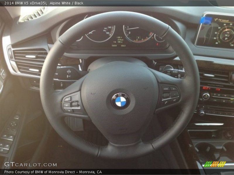 Alpine White / Black 2014 BMW X5 xDrive35i