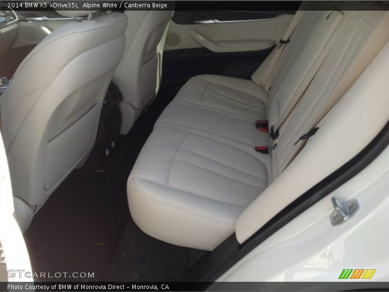 Alpine White / Canberra Beige 2014 BMW X5 xDrive35i