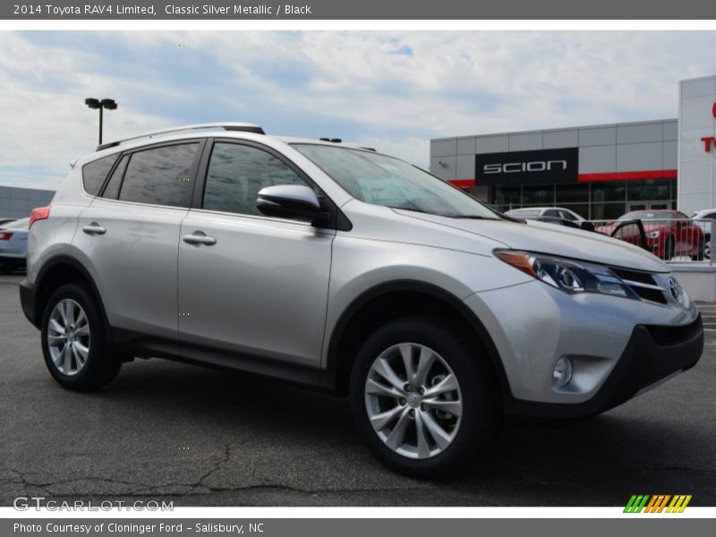 Classic Silver Metallic / Black 2014 Toyota RAV4 Limited