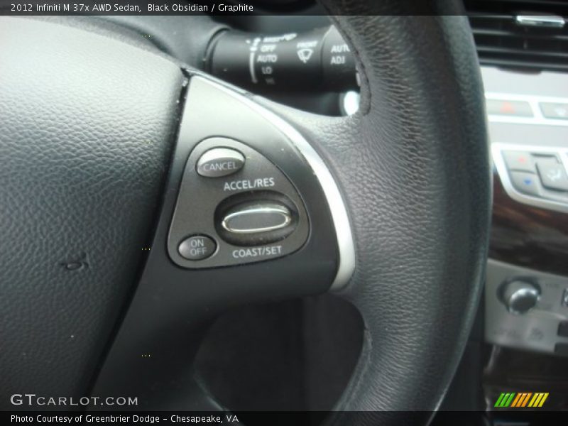 Black Obsidian / Graphite 2012 Infiniti M 37x AWD Sedan