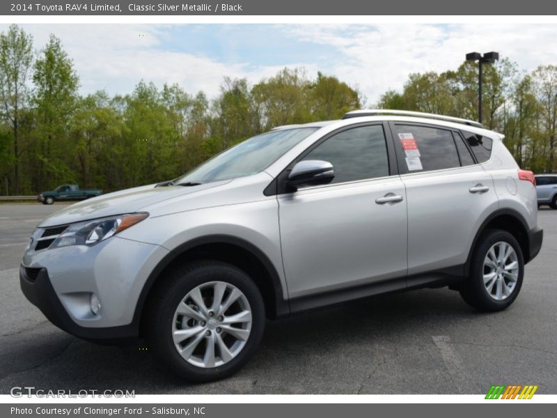 Classic Silver Metallic / Black 2014 Toyota RAV4 Limited