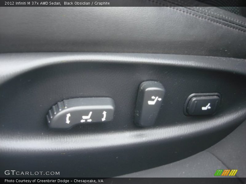 Black Obsidian / Graphite 2012 Infiniti M 37x AWD Sedan