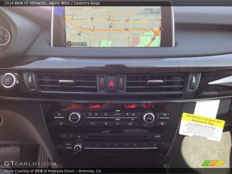 Alpine White / Canberra Beige 2014 BMW X5 xDrive35i