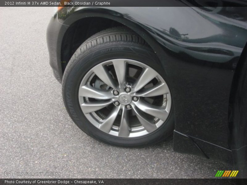 Black Obsidian / Graphite 2012 Infiniti M 37x AWD Sedan