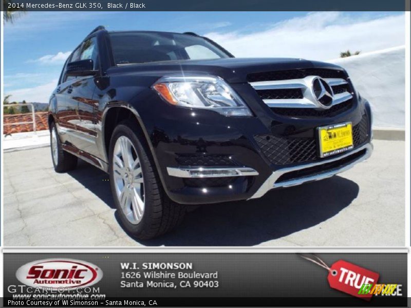 Black / Black 2014 Mercedes-Benz GLK 350