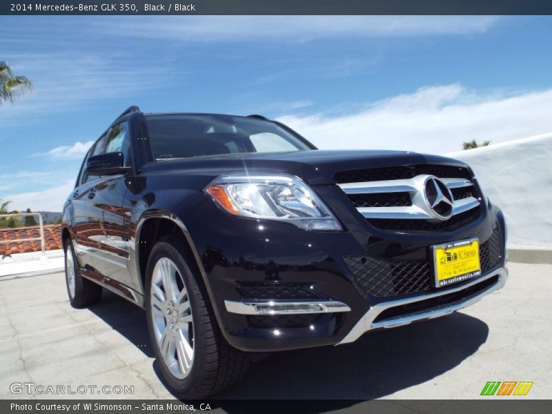 Black / Black 2014 Mercedes-Benz GLK 350