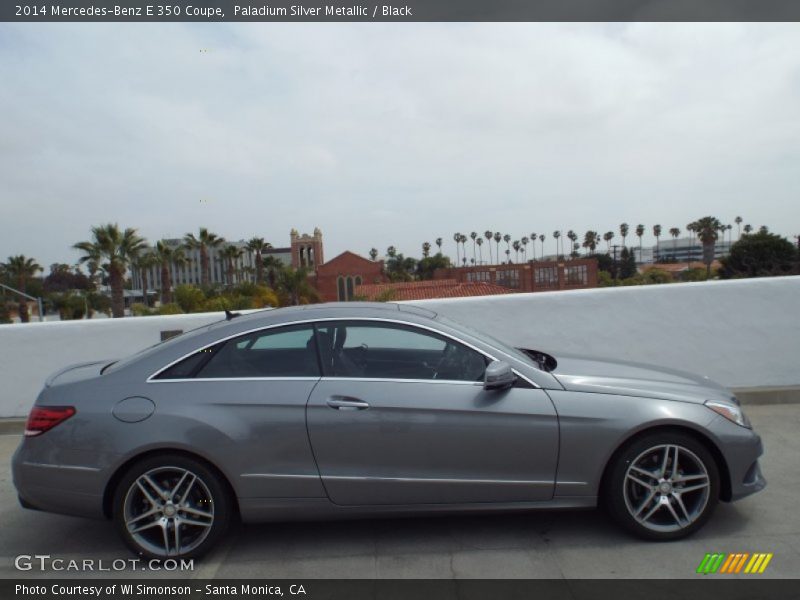 Paladium Silver Metallic / Black 2014 Mercedes-Benz E 350 Coupe