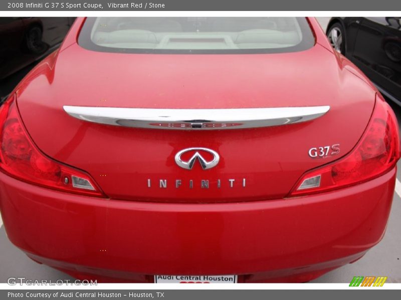 Vibrant Red / Stone 2008 Infiniti G 37 S Sport Coupe