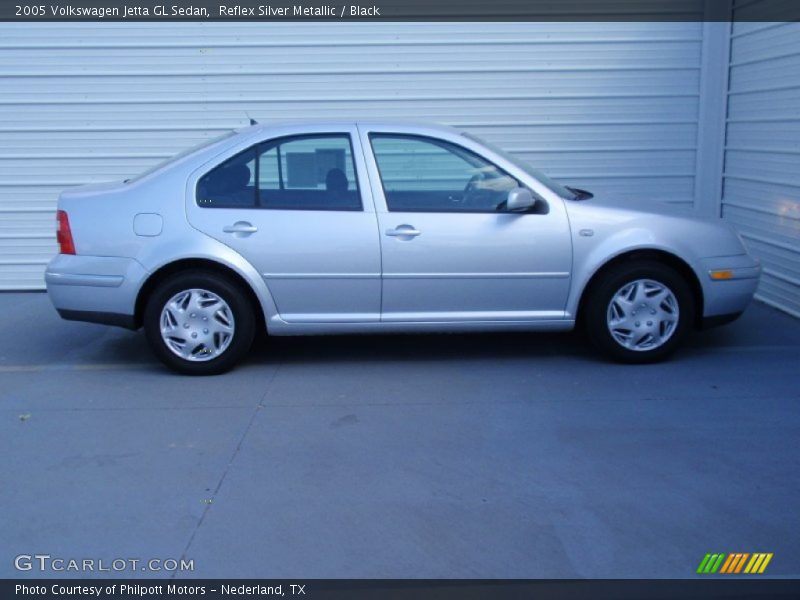 Reflex Silver Metallic / Black 2005 Volkswagen Jetta GL Sedan