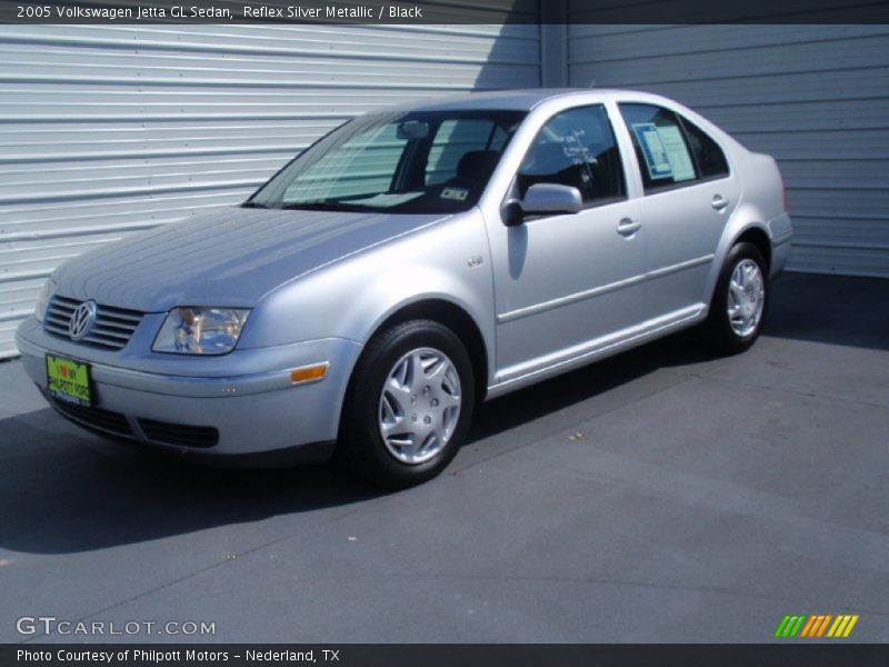 Reflex Silver Metallic / Black 2005 Volkswagen Jetta GL Sedan