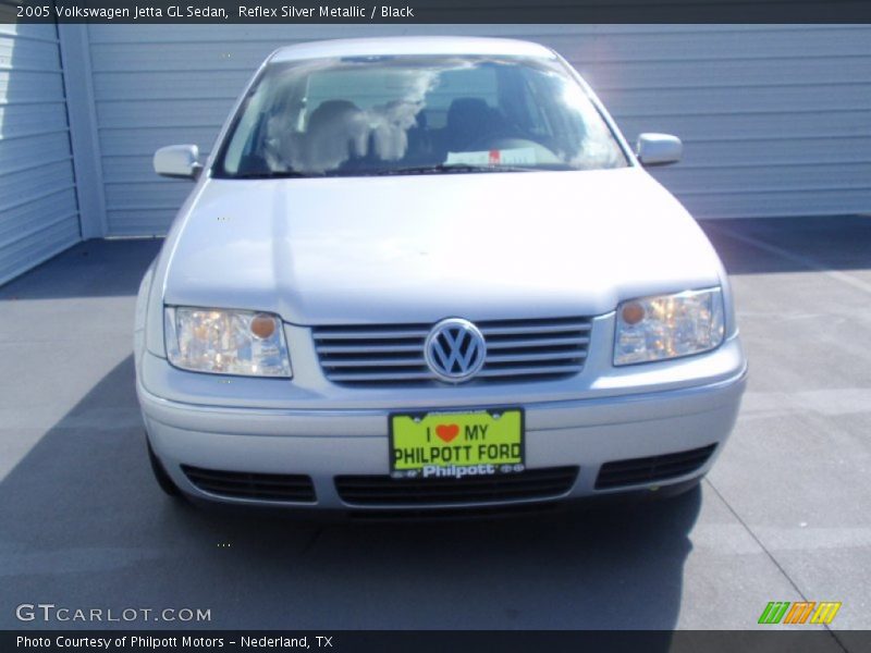 Reflex Silver Metallic / Black 2005 Volkswagen Jetta GL Sedan