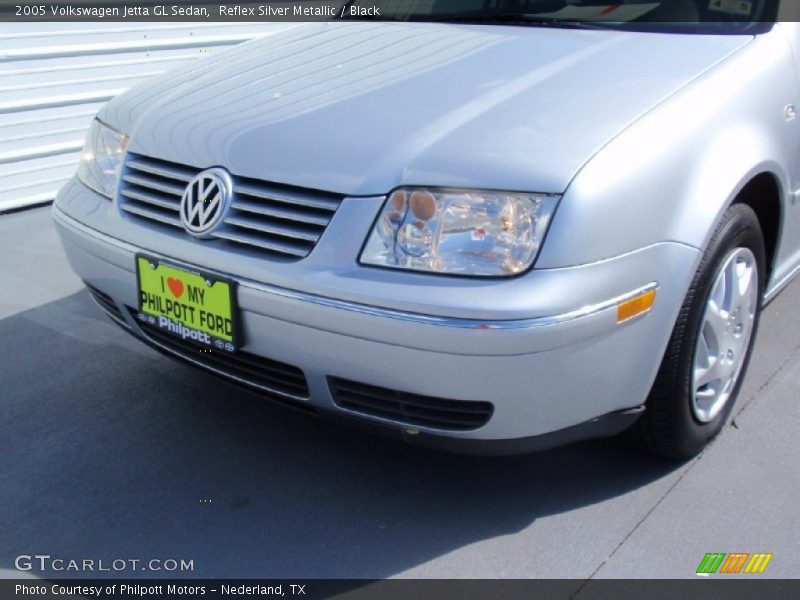 Reflex Silver Metallic / Black 2005 Volkswagen Jetta GL Sedan