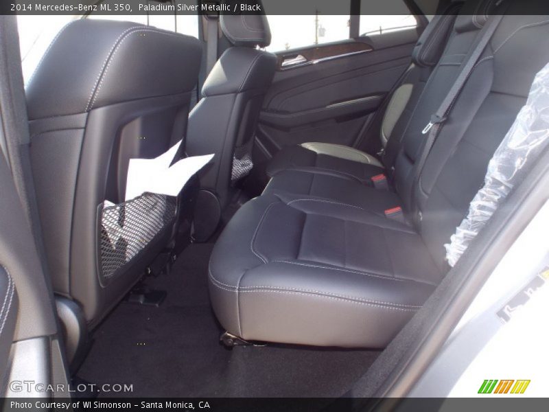 Paladium Silver Metallic / Black 2014 Mercedes-Benz ML 350