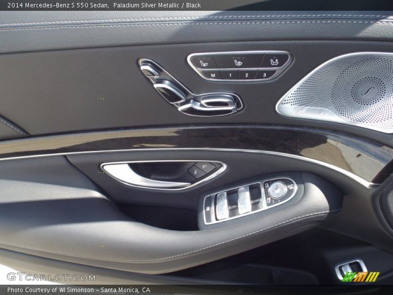 Paladium Silver Metallic / Black 2014 Mercedes-Benz S 550 Sedan