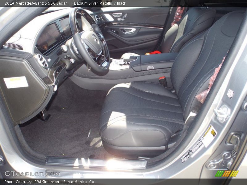 Paladium Silver Metallic / Black 2014 Mercedes-Benz S 550 Sedan