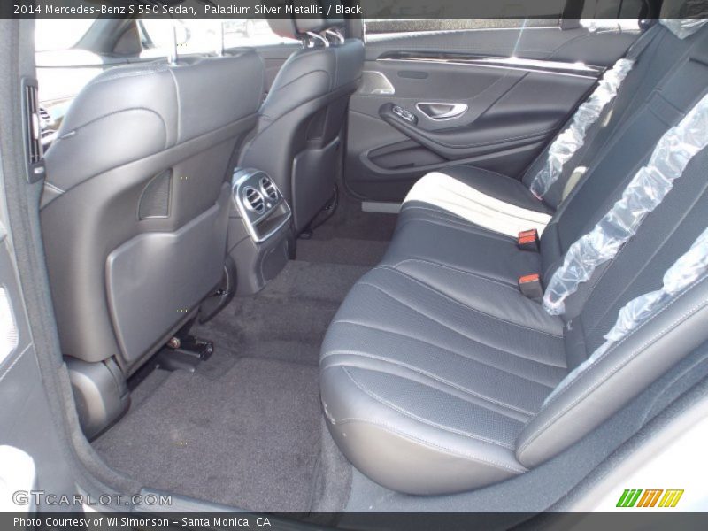Paladium Silver Metallic / Black 2014 Mercedes-Benz S 550 Sedan