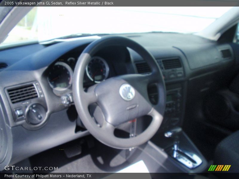 Reflex Silver Metallic / Black 2005 Volkswagen Jetta GL Sedan