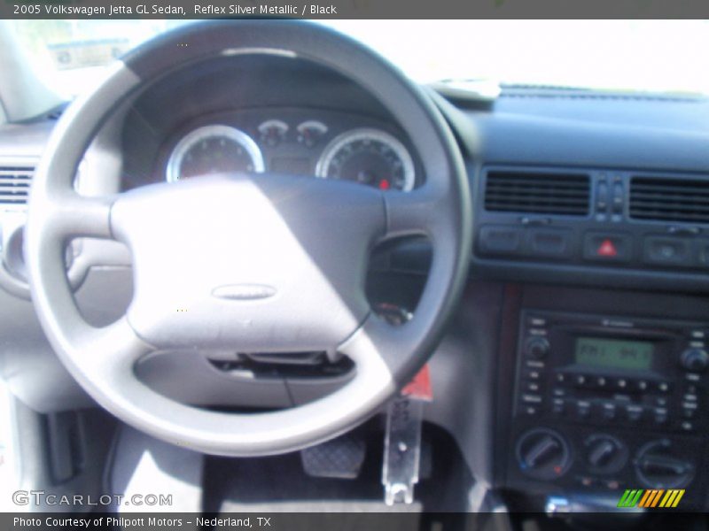 Reflex Silver Metallic / Black 2005 Volkswagen Jetta GL Sedan