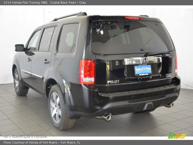 Crystal Black Pearl / Gray 2014 Honda Pilot Touring 4WD