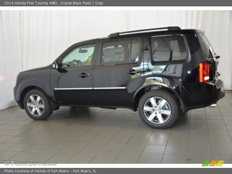 Crystal Black Pearl / Gray 2014 Honda Pilot Touring 4WD