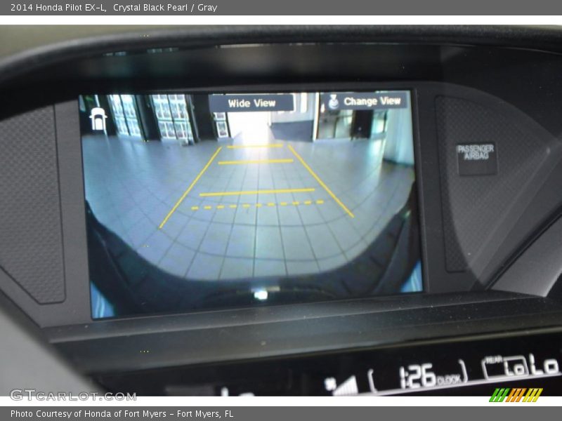 Crystal Black Pearl / Gray 2014 Honda Pilot EX-L