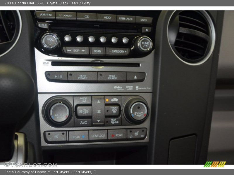 Crystal Black Pearl / Gray 2014 Honda Pilot EX-L