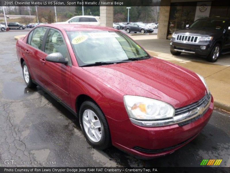Front 3/4 View of 2005 Malibu LS V6 Sedan