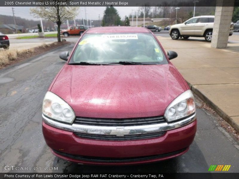Sport Red Metallic / Neutral Beige 2005 Chevrolet Malibu LS V6 Sedan