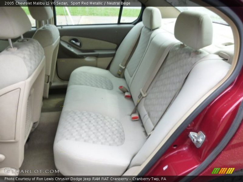 Sport Red Metallic / Neutral Beige 2005 Chevrolet Malibu LS V6 Sedan