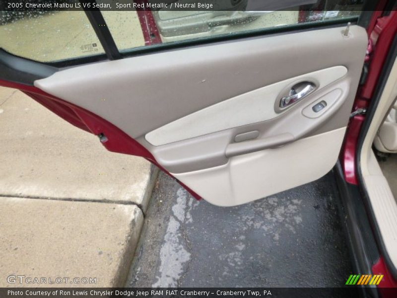 Sport Red Metallic / Neutral Beige 2005 Chevrolet Malibu LS V6 Sedan