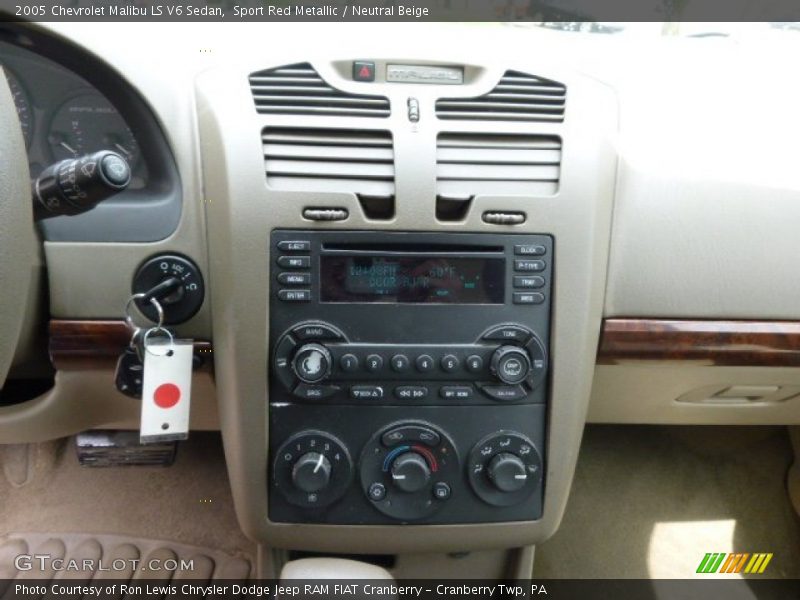 Sport Red Metallic / Neutral Beige 2005 Chevrolet Malibu LS V6 Sedan