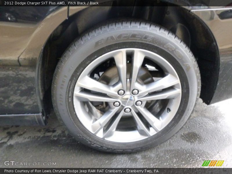 Pitch Black / Black 2012 Dodge Charger SXT Plus AWD