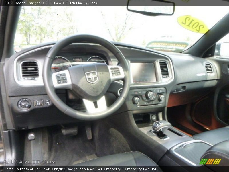 Dashboard of 2012 Charger SXT Plus AWD