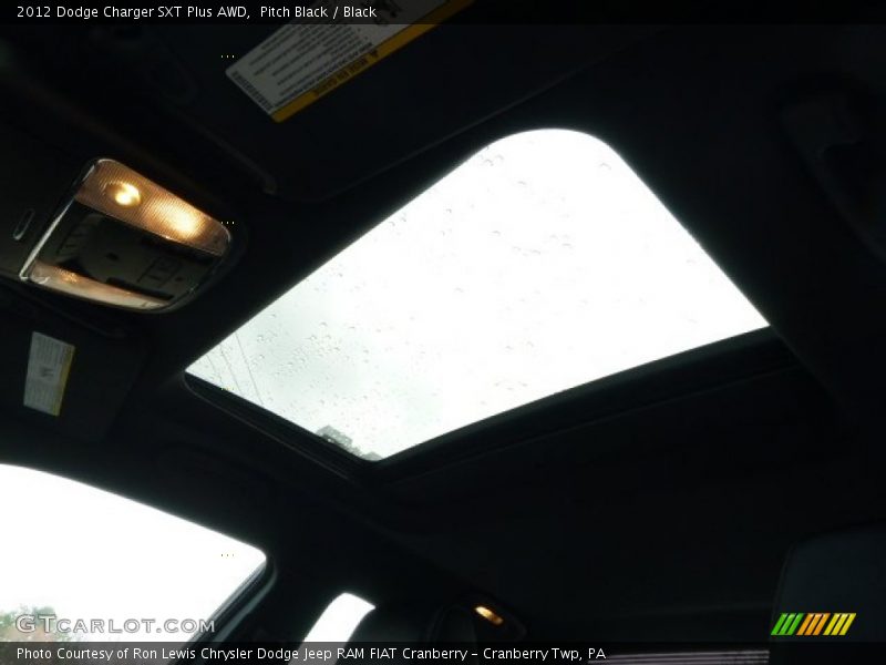 Pitch Black / Black 2012 Dodge Charger SXT Plus AWD