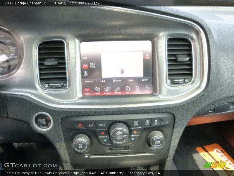 Pitch Black / Black 2012 Dodge Charger SXT Plus AWD