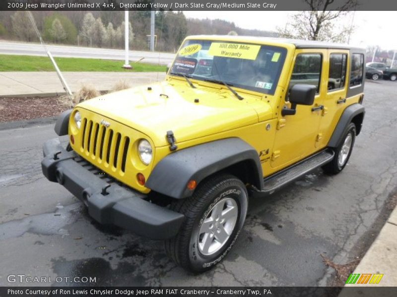 Front 3/4 View of 2009 Wrangler Unlimited X 4x4