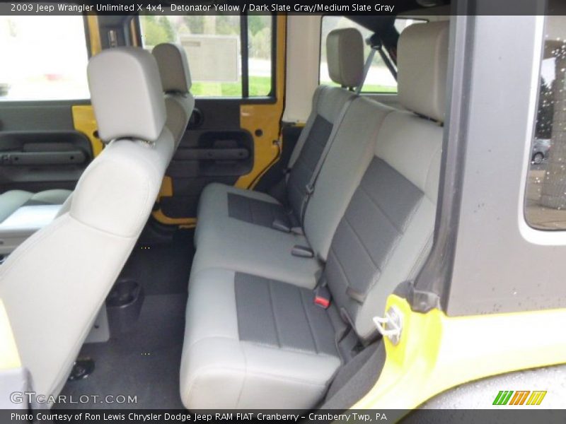 Detonator Yellow / Dark Slate Gray/Medium Slate Gray 2009 Jeep Wrangler Unlimited X 4x4