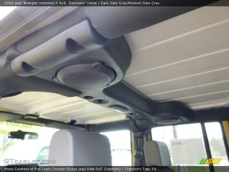 Detonator Yellow / Dark Slate Gray/Medium Slate Gray 2009 Jeep Wrangler Unlimited X 4x4