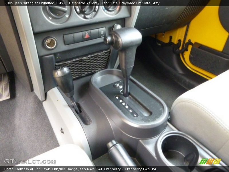 Detonator Yellow / Dark Slate Gray/Medium Slate Gray 2009 Jeep Wrangler Unlimited X 4x4