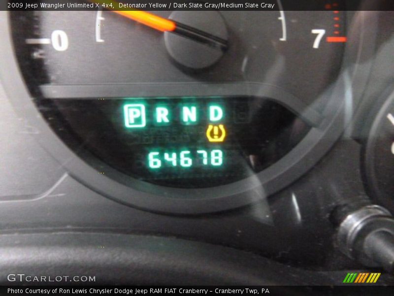 Detonator Yellow / Dark Slate Gray/Medium Slate Gray 2009 Jeep Wrangler Unlimited X 4x4