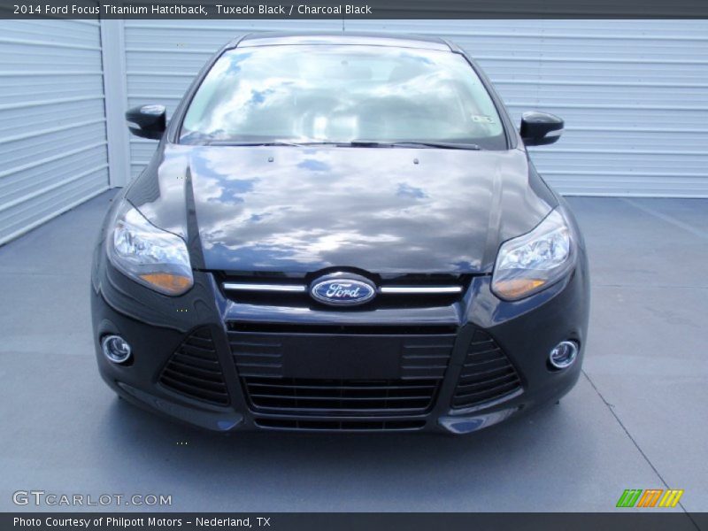 Tuxedo Black / Charcoal Black 2014 Ford Focus Titanium Hatchback