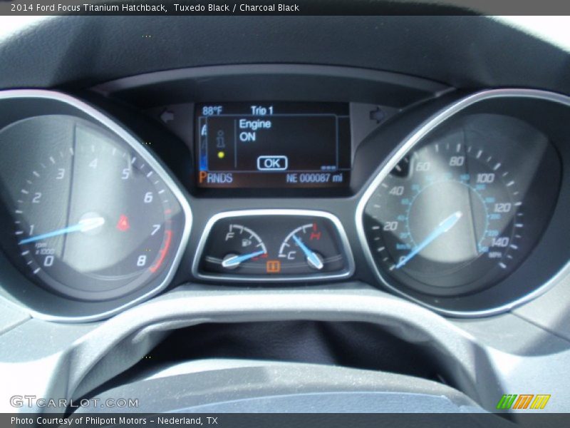 Tuxedo Black / Charcoal Black 2014 Ford Focus Titanium Hatchback