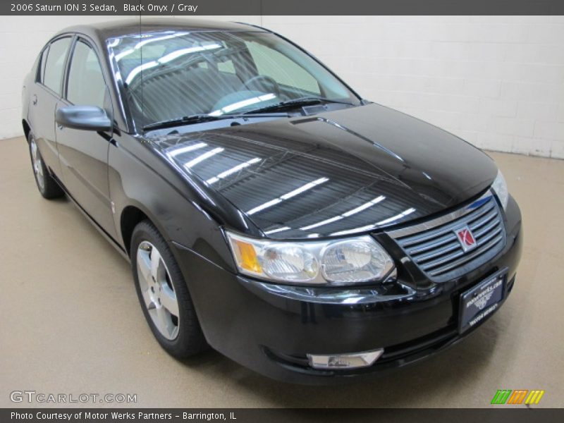 Black Onyx / Gray 2006 Saturn ION 3 Sedan